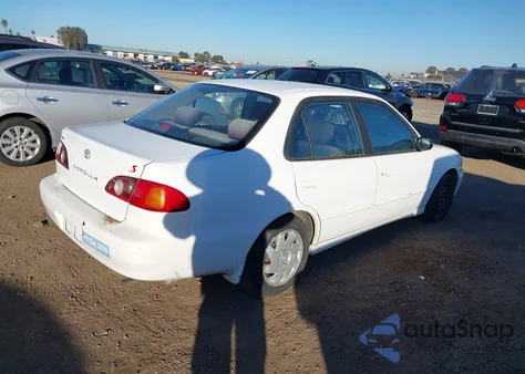 2001 Toyota Corolla S из США, поврежденный, VIN 1NXBR12E41Z473371